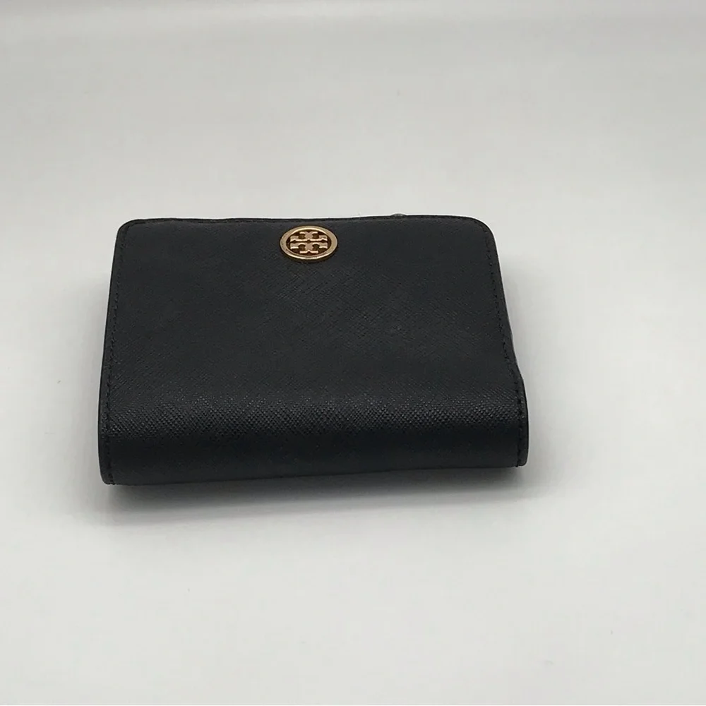 EUC TORY BURCH ROBINSON BLACK WALLET - Picture 3 of 16